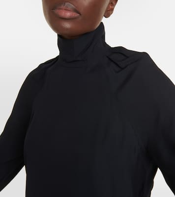 High-neck satin blouse | Toteme