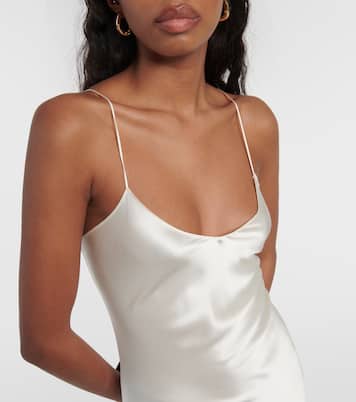 Robe longue Cami en satin de soie | Nili Lotan