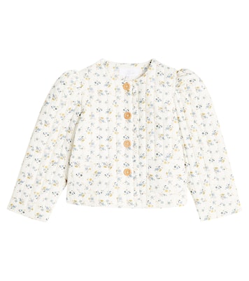 Anna floral cotton-blend jacket | C'era Una Volta
