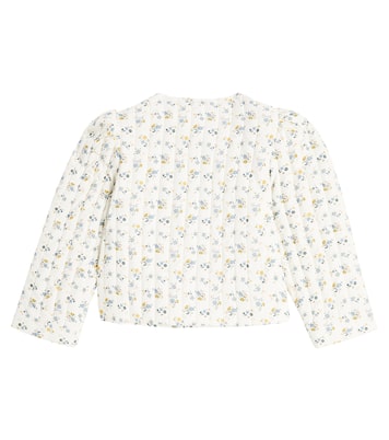 Anna floral cotton-blend jacket | C'era Una Volta