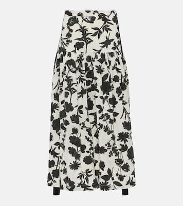 Udente floral cotton maxi skirt | Max Mara