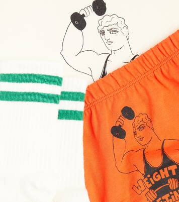 Baby - Top, pantaloni e calzini Weight Lifting | Mini Rodini