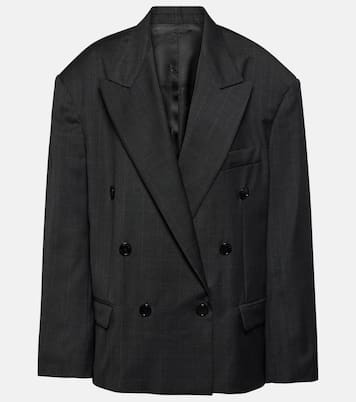Klero checked virgin wool blazer | Isabel Marant