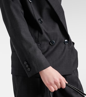 Klero checked virgin wool blazer | Isabel Marant