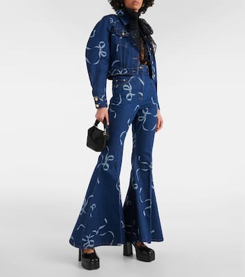 Printed flared jeans | Nina Ricci