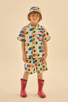 Momo printed cotton shorts | Jellymallow