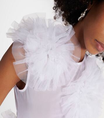 Top in mesh con volant | Acne Studios