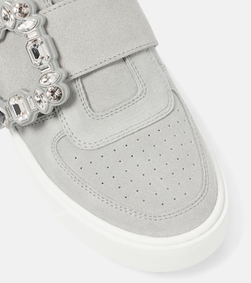 Verzierte Sneakers Very Vivier aus Veloursleder | Roger Vivier