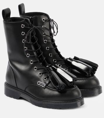 Leather combat boots | JW Anderson