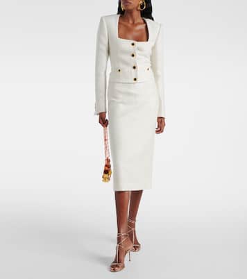 Sequined tweed jacket | Alessandra Rich