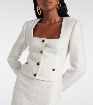 Sequined tweed jacket | Alessandra Rich