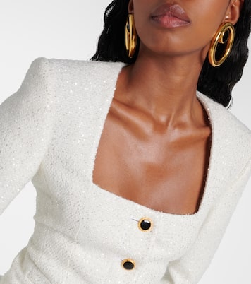 Sequined tweed jacket | Alessandra Rich
