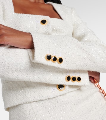 Sequined tweed jacket | Alessandra Rich