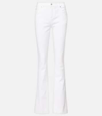 Jeans bootcut de tiro alto con cadena | Blumarine