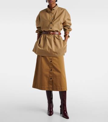 Venetia leather knee-high boots | Saint Laurent