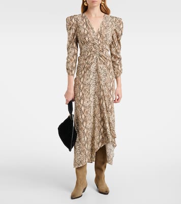 Midikleid Albini aus einem Seidengemisch | Isabel Marant
