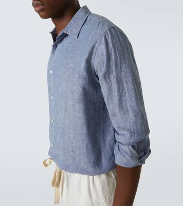 Justin linen chambray shirt | Orlebar Brown