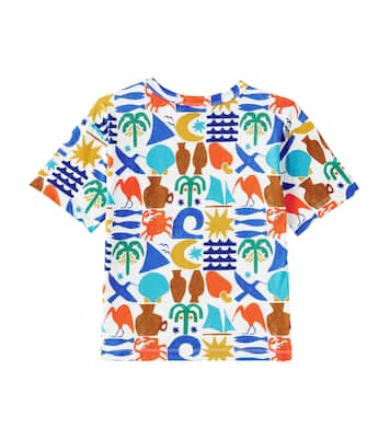 Printed cotton T-shirt | Fábula