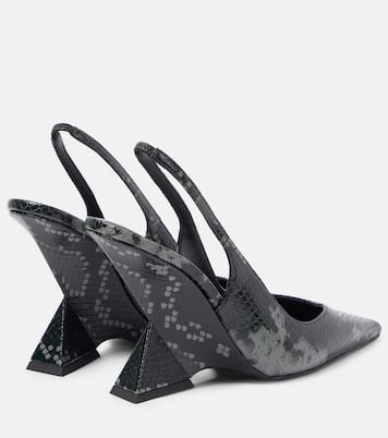 Cheope 105 leather slingback pumps | The Attico