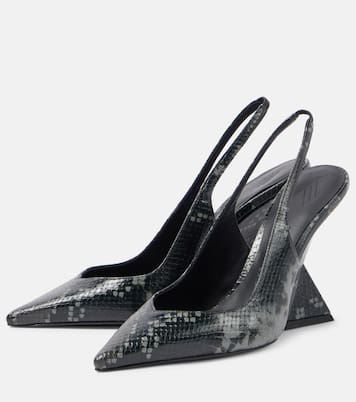 Cheope 105 leather slingback pumps | The Attico