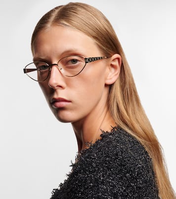Lunettes œil-de-chat Guccissima | Gucci