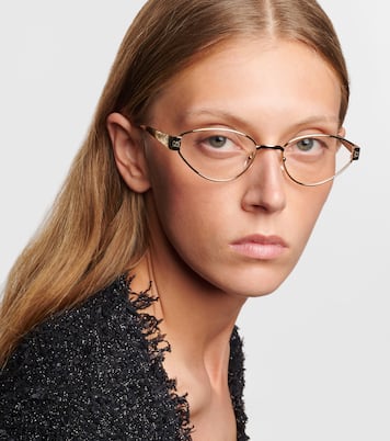 Lunettes œil-de-chat Guccissima | Gucci
