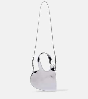 Baby Heart mirrored leather crossbody bag | Coperni