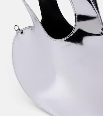 Baby Heart mirrored leather crossbody bag | Coperni
