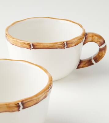 Bamboo set of 2 cappuccino cups | Les-Ottomans