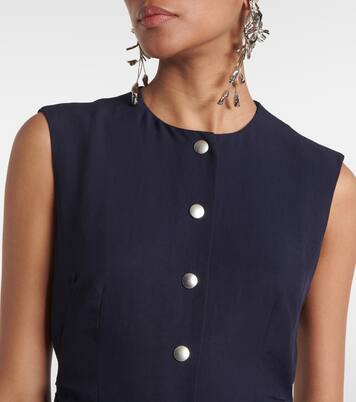 Midikleid aus Gabardine | Dries Van Noten