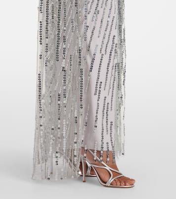 Vestido de cóctel Gold Rush con lentejuelas | Jenny Packham