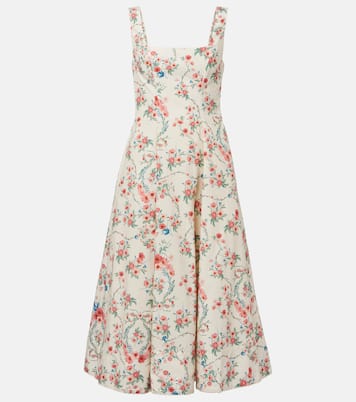 Midikleid Pistilo Mosqueta aus Baumwolle | Agua by Agua Bendita