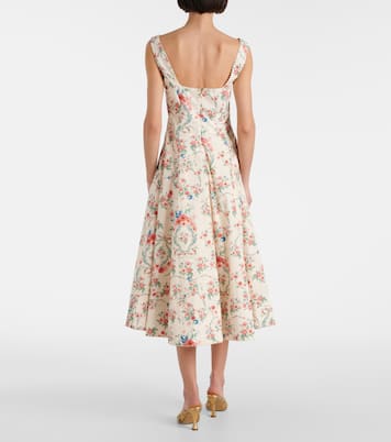 Midikleid Pistilo Mosqueta aus Baumwolle | Agua by Agua Bendita