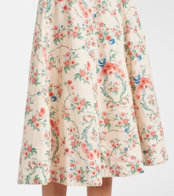 Midikleid Pistilo Mosqueta aus Baumwolle | Agua by Agua Bendita