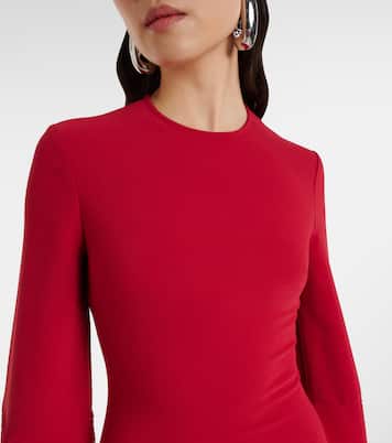 Abito lungo Naomi in crêpe | Solace London