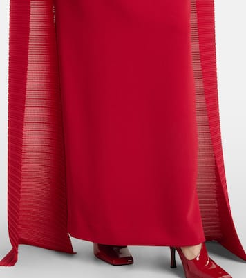 Abito lungo Naomi in crêpe | Solace London