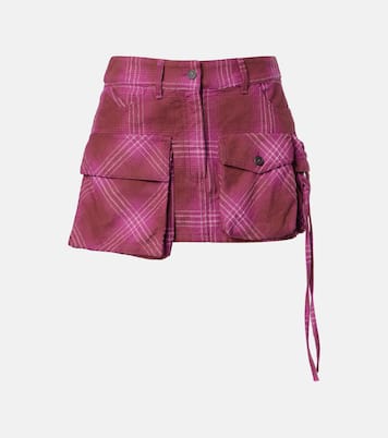 Fay cotton and wool-blend miniskirt | The Attico