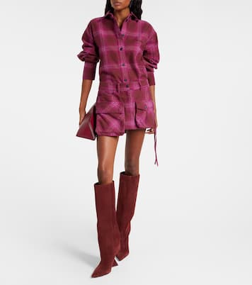 Fay cotton and wool-blend miniskirt | The Attico