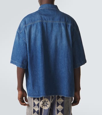 Paula's Ibiza denim bowling shirt | Loewe