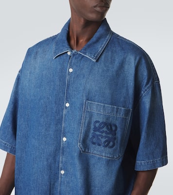 Paula's Ibiza denim bowling shirt | Loewe