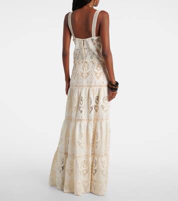 Maxirock Highlighted Fields aus Voile | Johanna Ortiz