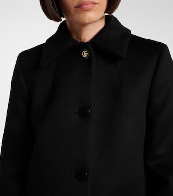 Double G wool coat | Gucci
