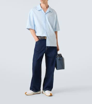 Jeans barrel de tiro medio | Loewe