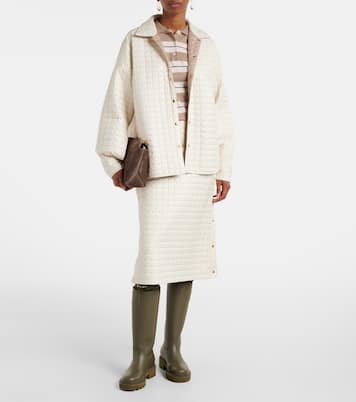 Falda midi acolchada | Moncler