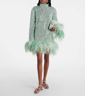 Gwyn Daisy floral-appliqué leather sandals | Jimmy Choo