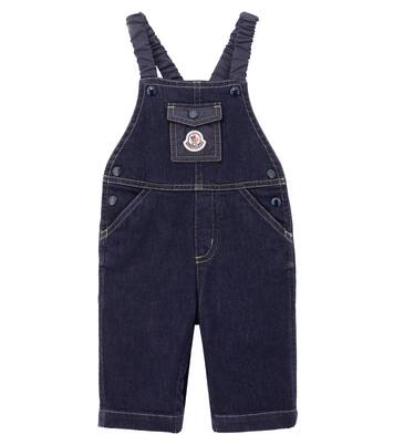 Baby - Salopette di jeans con logo | Moncler Enfant