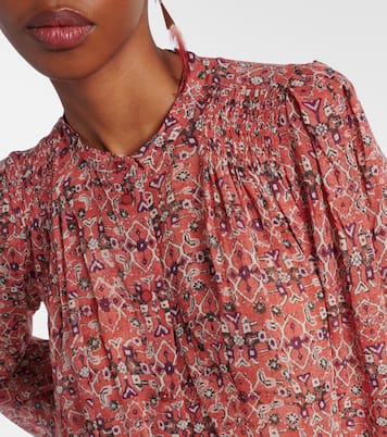 Bedruckte Bluse Neolin aus Crêpe | Marant Etoile