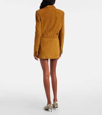 Mini-jupe Jett en daim | Khaite