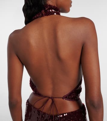 Top con paillettes | Oséree