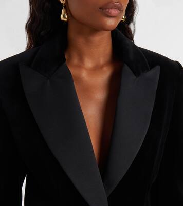 Blazer aus Baumwollsamt | Costarellos